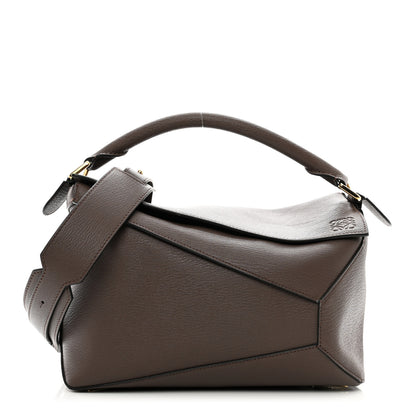 Loewe Goatskin Medium Puzzle Edge Bag Taupe 1 of 9