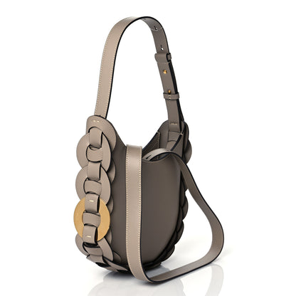 Chloe Small Grain Smooth Calfskin Small Darryl Hobo Motty Grey 3 of 10