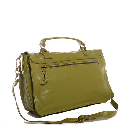 Proenza Schouler Lambskin Medium PS1 Satchel Olive 3 of 14