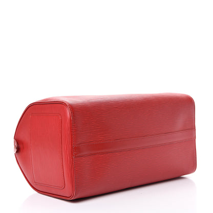 Louis Vuitton Epi Speedy 30 Rouge 3 of 19