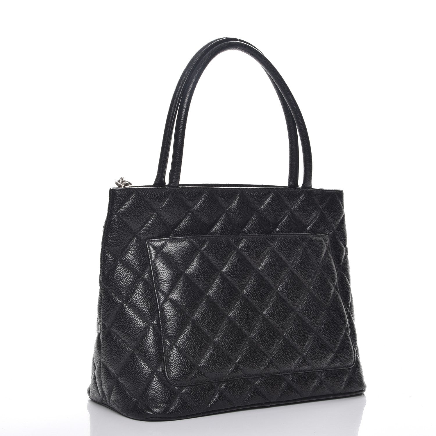 Chanel Caviar Quilted Medallion Tote Black 3 of 8