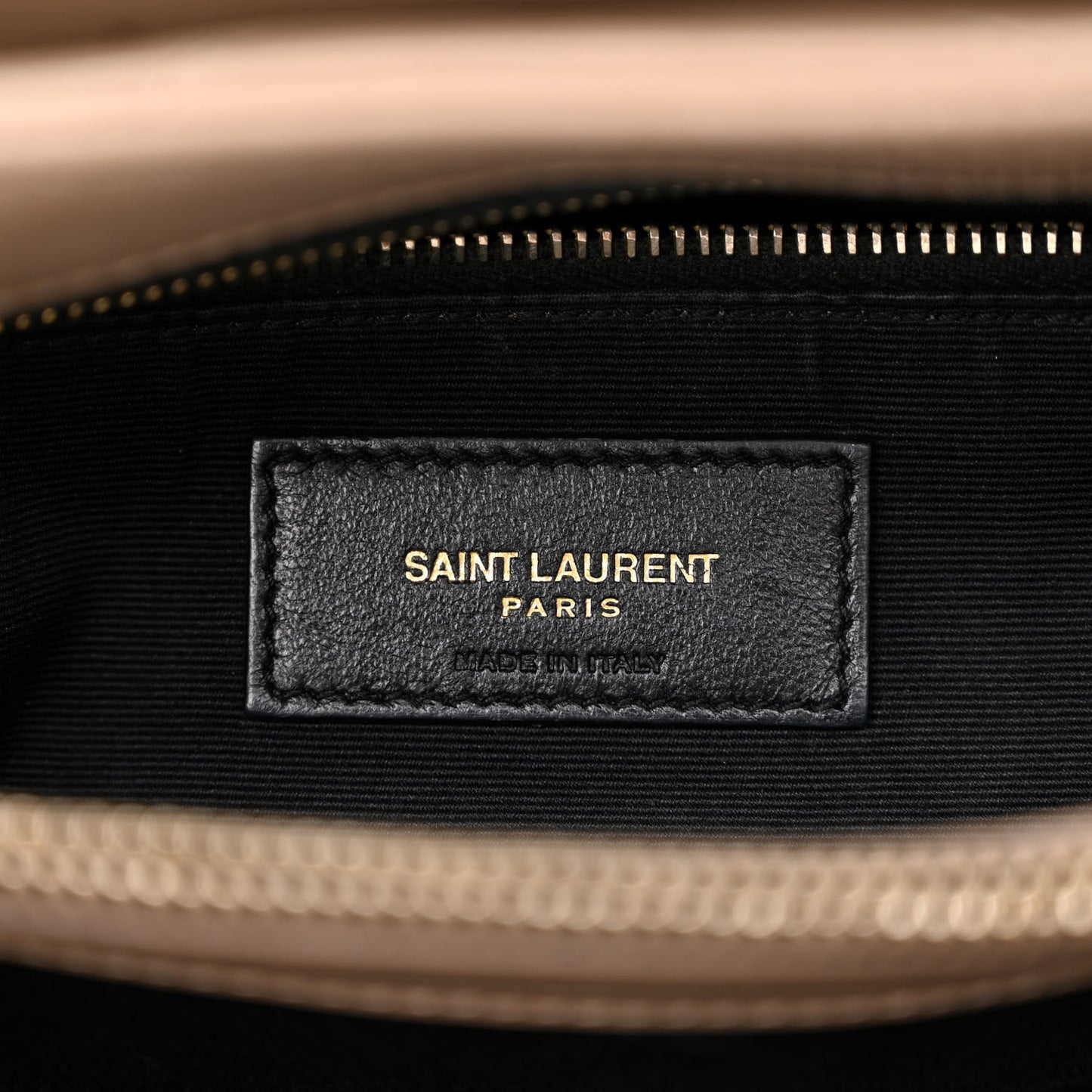 Calfskin Y Quilted Monogram Medium Loulou Chain Satchel Dusty Grey