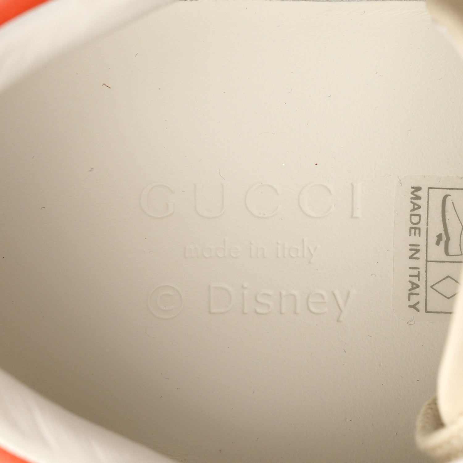 Gucci X DISNEY Miro Soft Calfskin Mickey Mouse Print Womens Ace