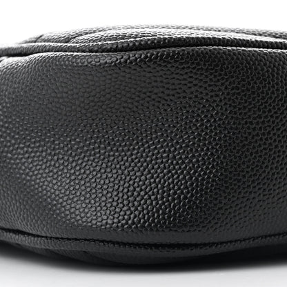 Saint Laurent Grain De Poudre Matelasse Monogram Mini Lou Camera Bag Black 9 of 10