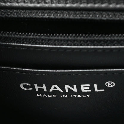 Chanel Aged Calfskin Chevron Quilted 2.55 Reissue Mini Flap Black 6 of 9