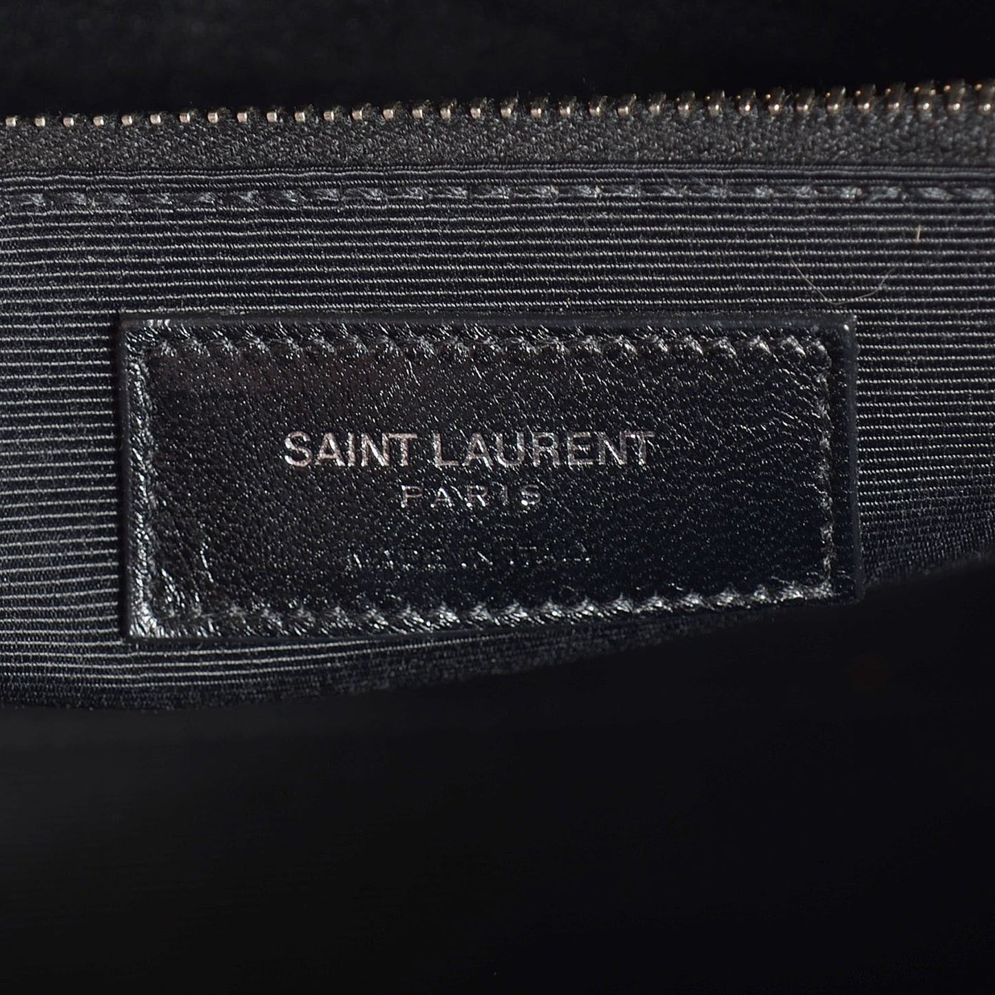 Grained Calfskin Small Sac De Jour Fog
