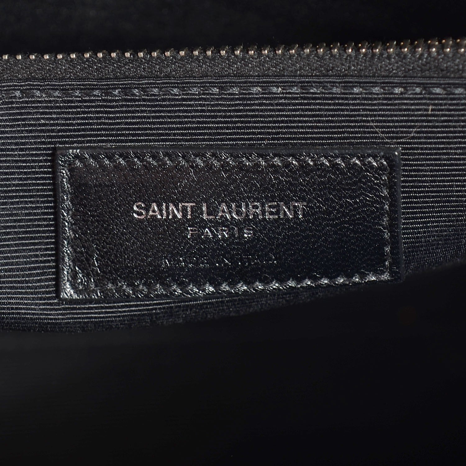 Saint Laurent Grained Calfskin Small Sac De Jour Fog 7 of 9