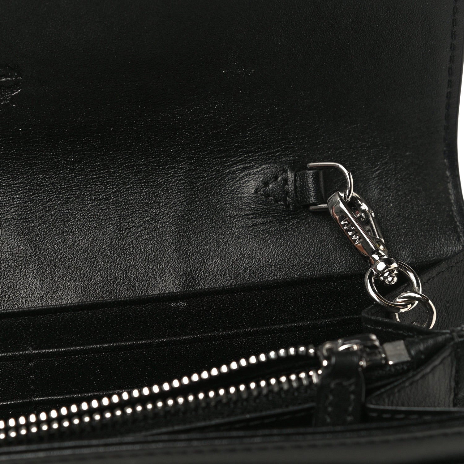 MCM Visetos Large Patricia Wallet On Chain Black 10 of 20