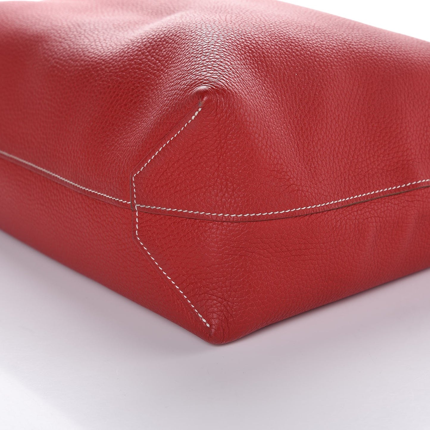 Taurillon Clemence Double Sens 36 Reversible Tote Peony Sanguine