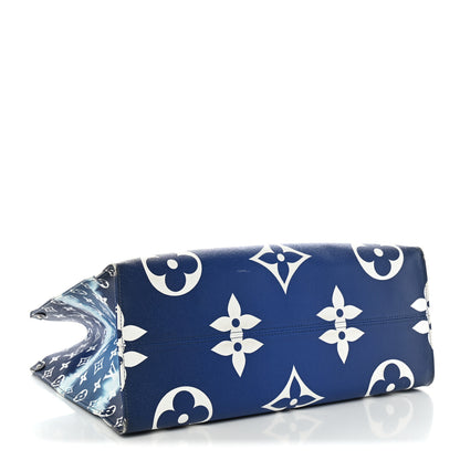 Louis Vuitton Monogram Escale Onthego GM Blue 4 of 13