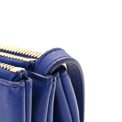 Celine Lambskin Small Trio Crossbody Bag Indigo 14 of 19