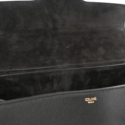 Celine Supple Grained Calfskin Medium Soft 16 Bag Black 11 of 12