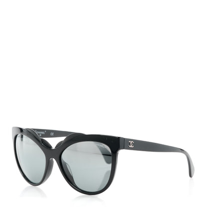 Chanel Acetate Cat Eye Sunglasses 71186A Black 1 of 8