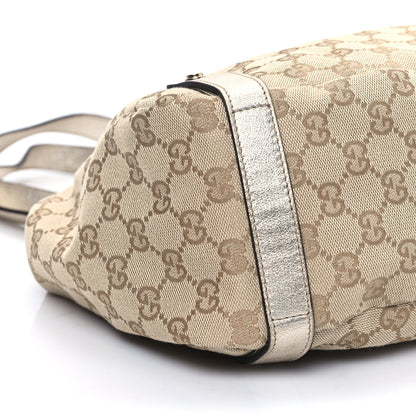 Gucci Monogram Medium Abbey Shoulder Bag Gold 9 of 11