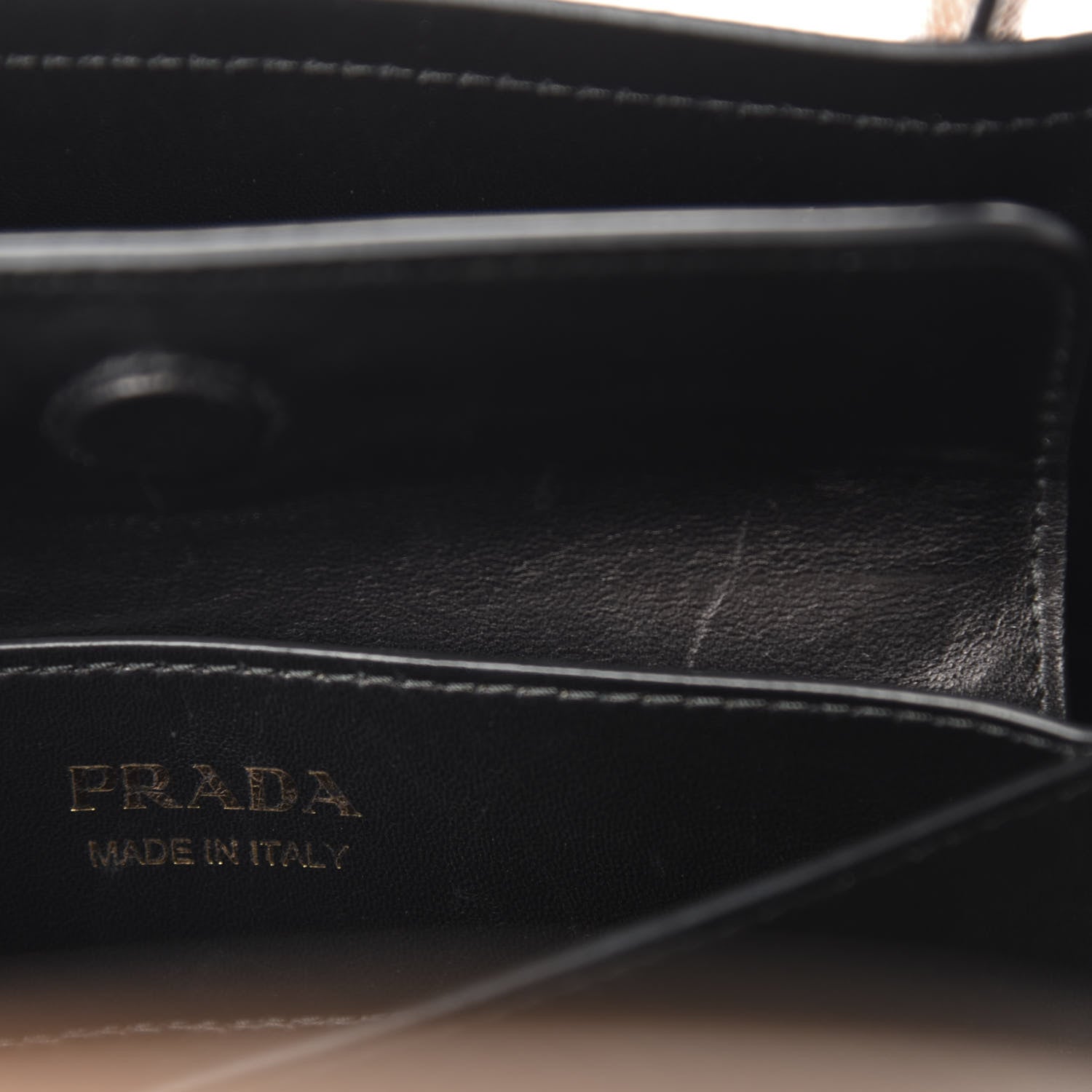 Prada Saffiano Cuir Small Double Bag Palissandro Black 9 of 10
