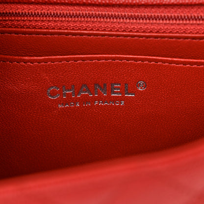 Chanel Caviar Quilted Mini Rectangular Flap Red 6 of 10
