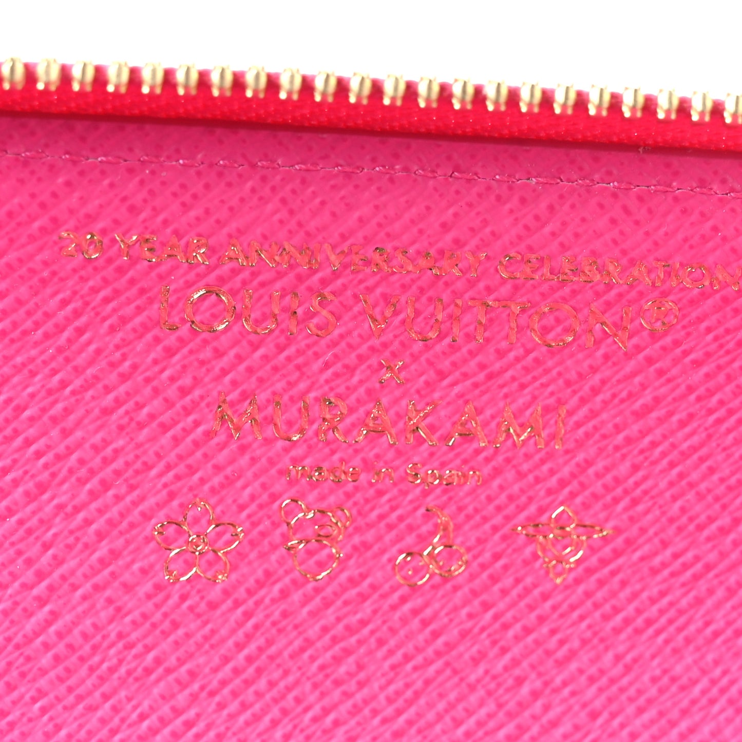 LV X TM Monogram Multicolor Charlotte Pencil Pouch Fuchsia