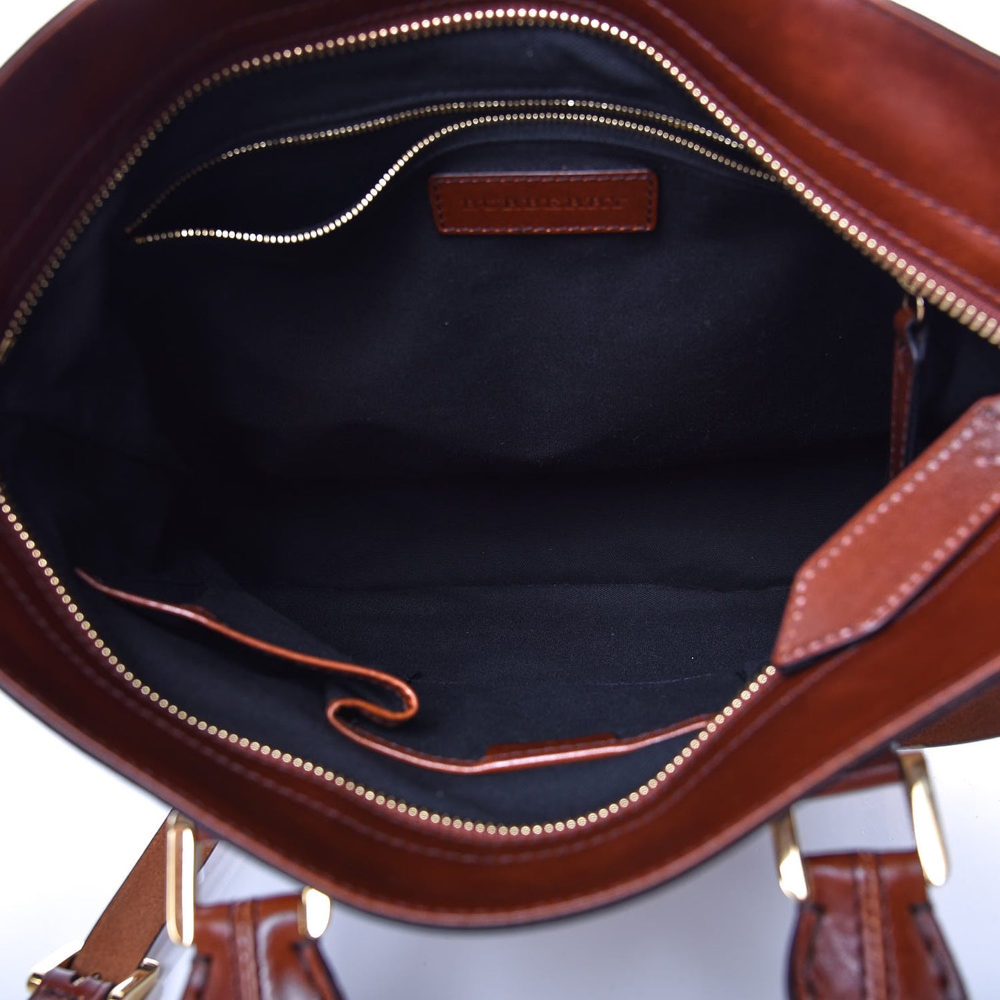 House Check Tote Dark Tan