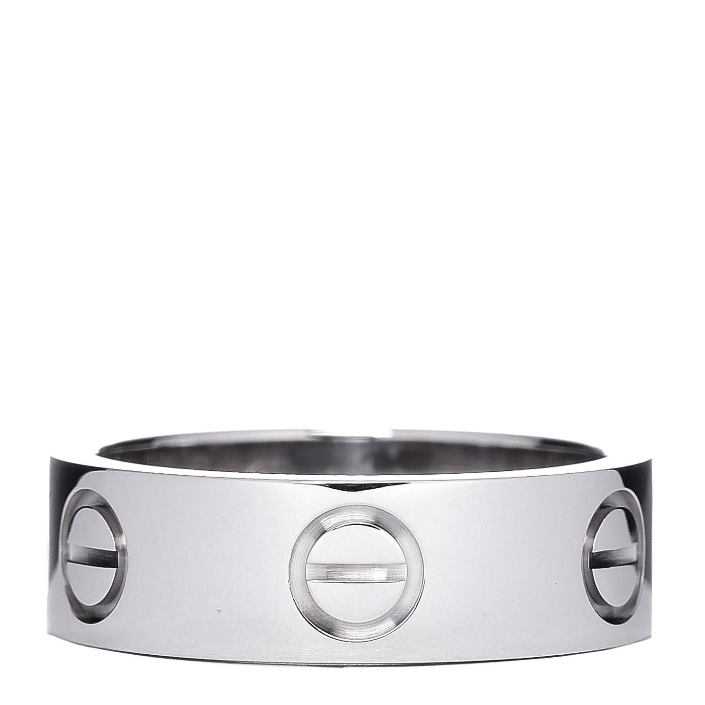 18K White Gold 5.5mm LOVE Ring 48 4.5