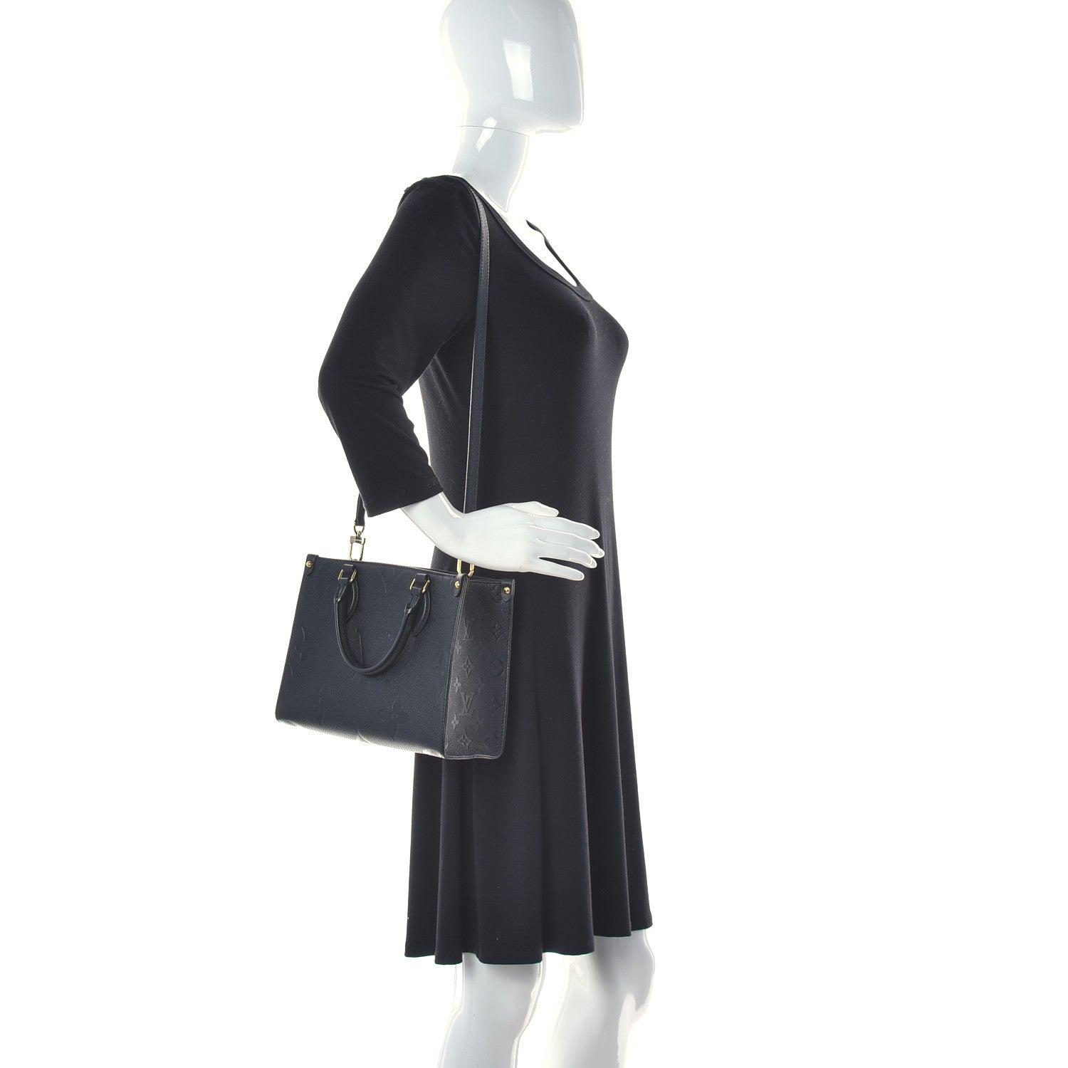 Louis Vuitton Empreinte Monogram Giant Onthego PM Black 2 of 8