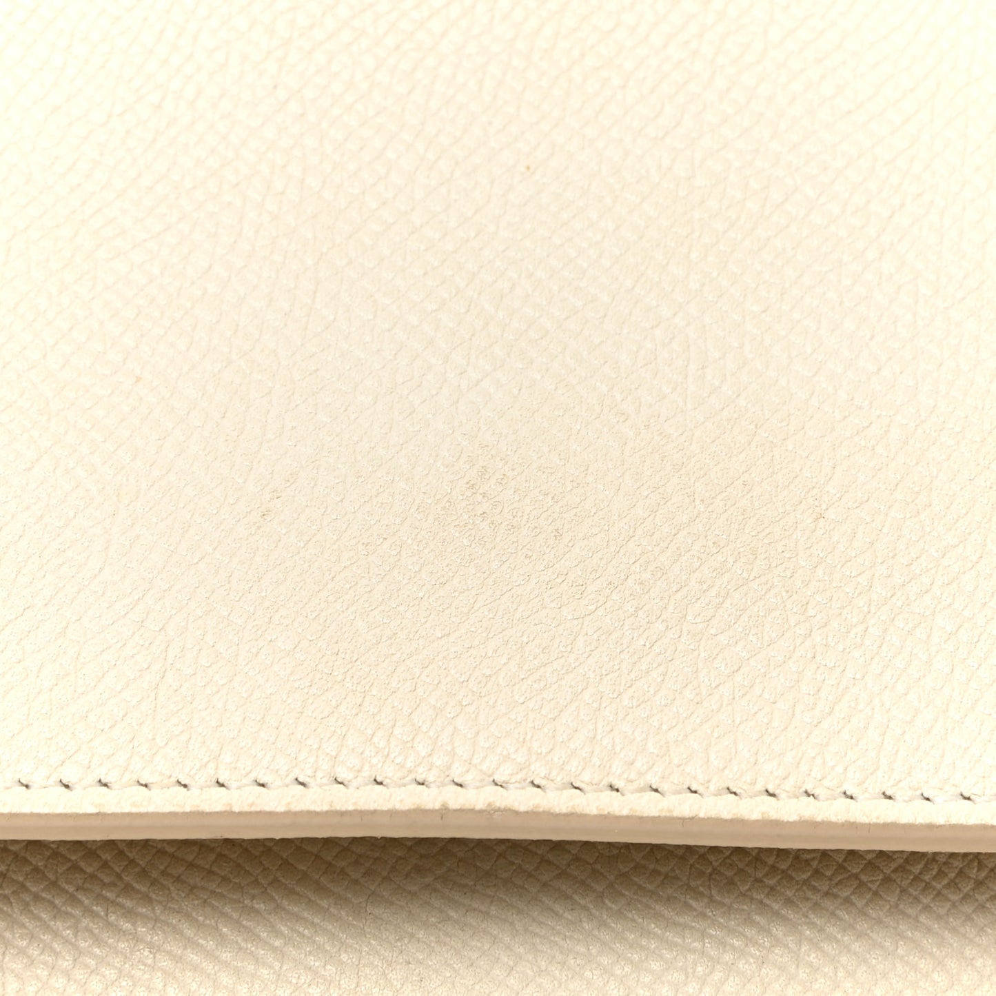 Grained Calfskin Mini Belt Bag White