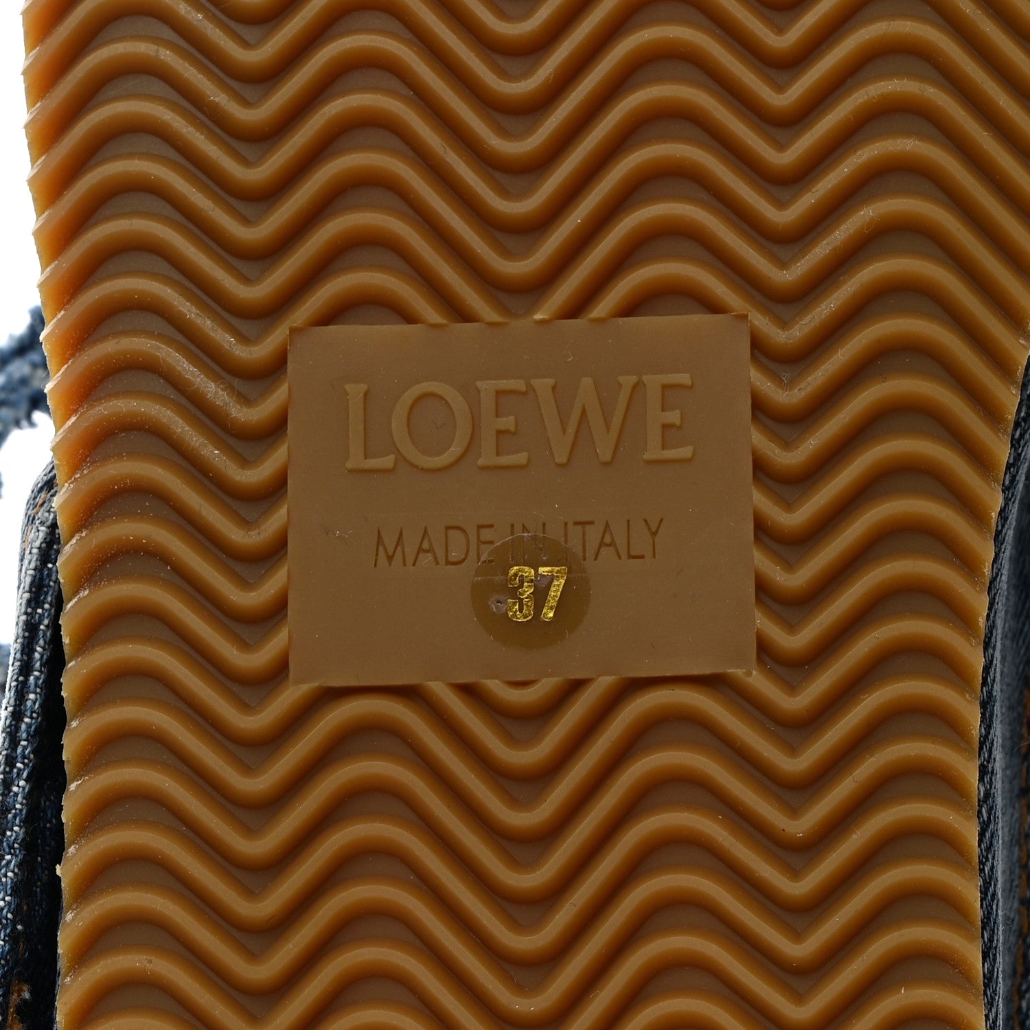 Loewe Deconstructed Denim Sneakers 37 Blue 7 of 7