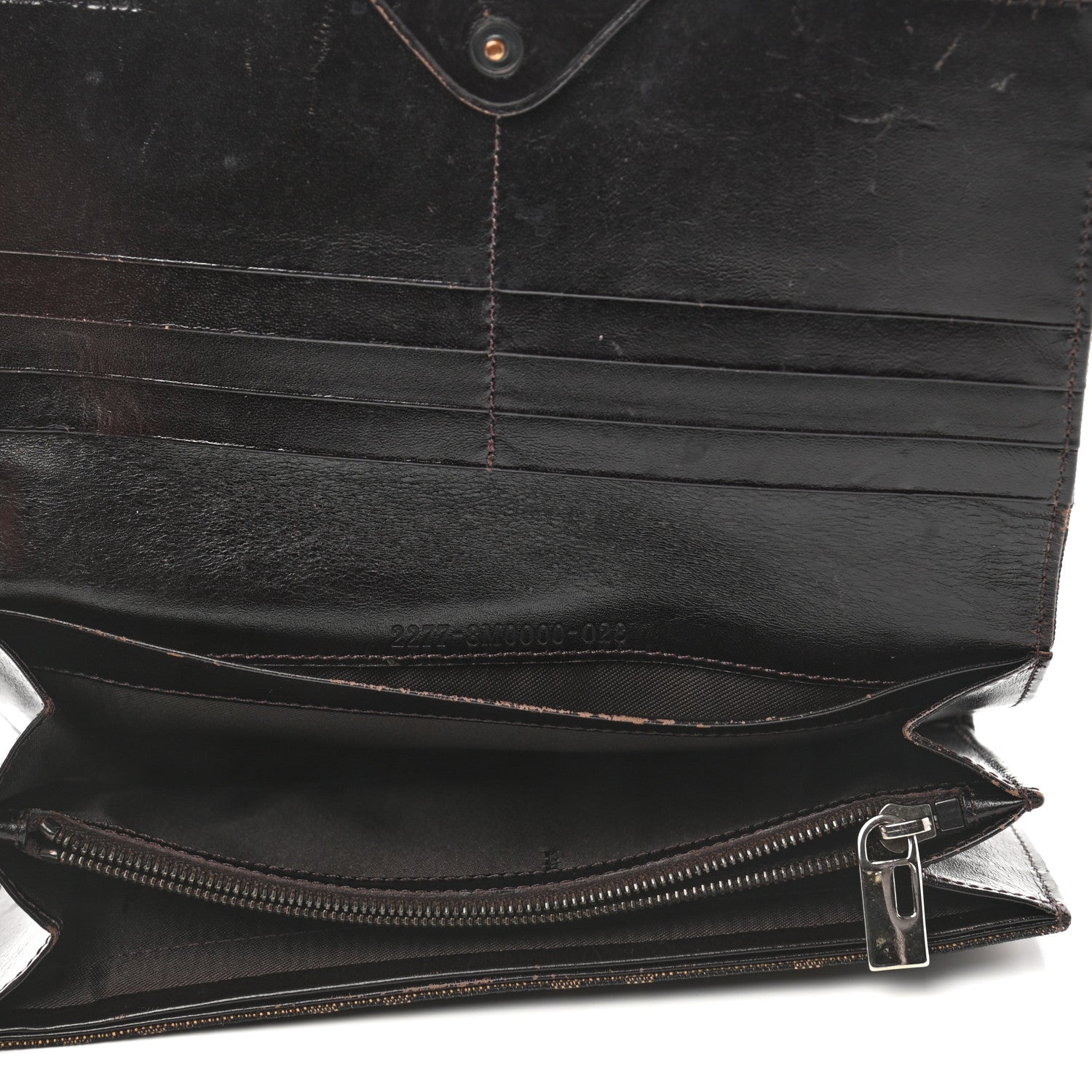 Fendi Zucca Continental Wallet Tobacco 6 of 14