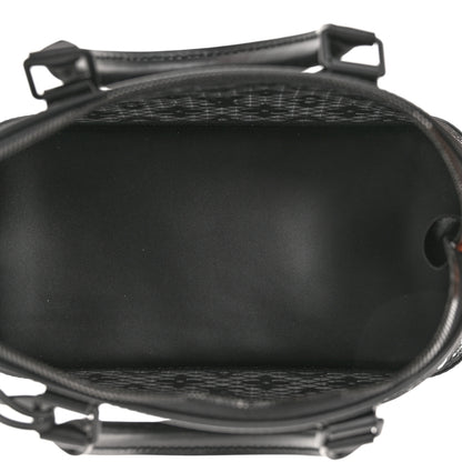 Louis Vuitton Patent Calfskin Laced Monogram Alma PM Black 5 of 11