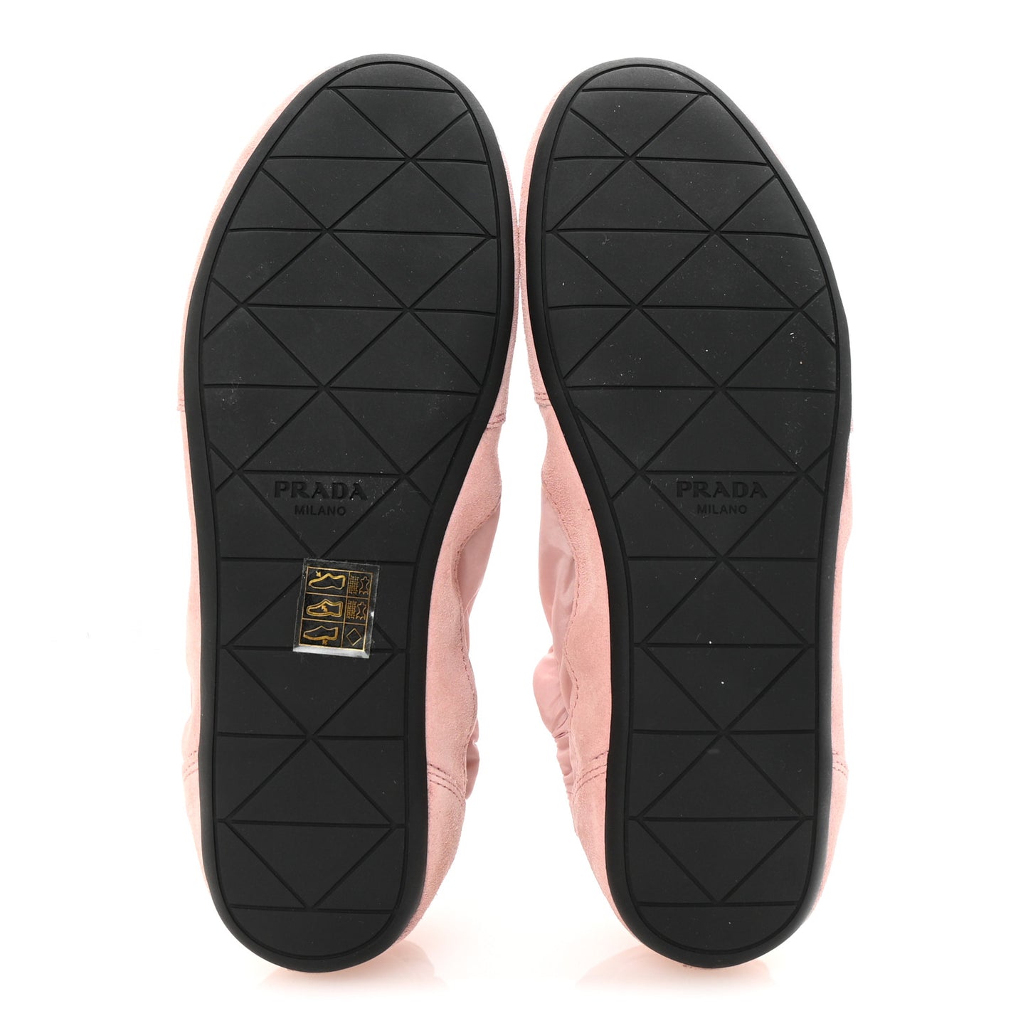 Re-Nylon Suede Collapse Sneakers 40 Pink