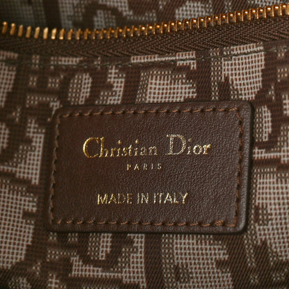 Christian Dior Woven Raffia Floral Embellished Small Book Tote Natural 6 of 8