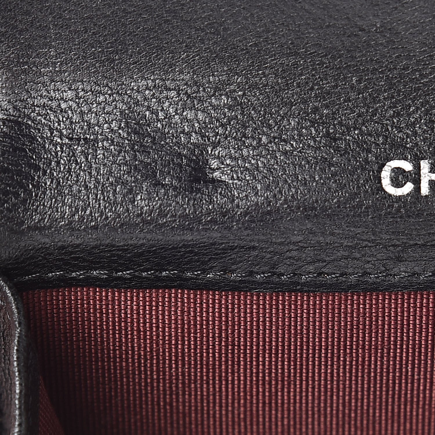 Chanel Lambskin Quilted Flap Card Holder Wallet Black 9 of 15
