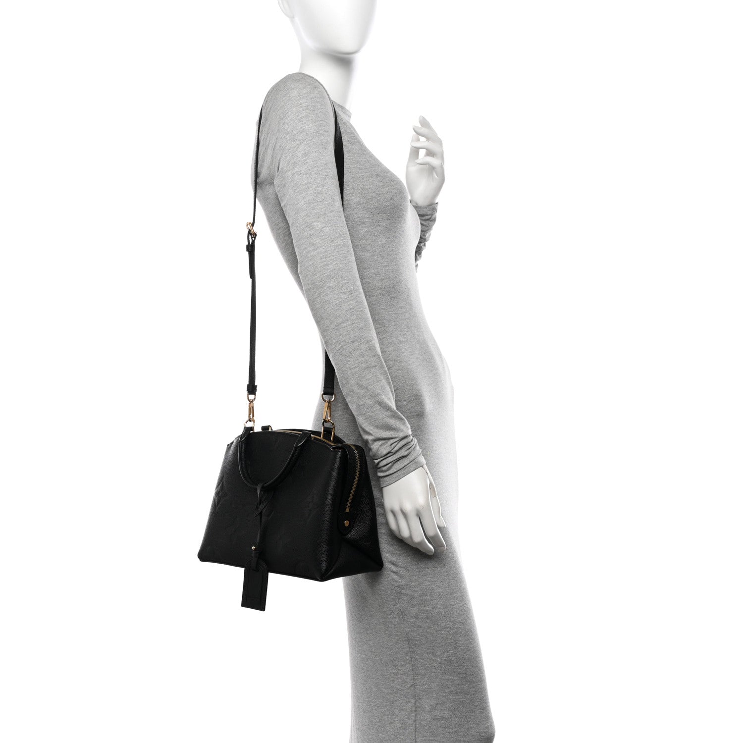 Louis Vuitton Empreinte Monogram Giant Petit Palais Black 2 of 9