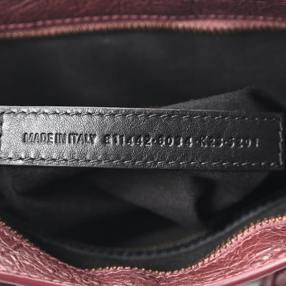 Balenciaga Agneau Arena Classic Hardware Small Le City Dark Burgundy 6 of 9