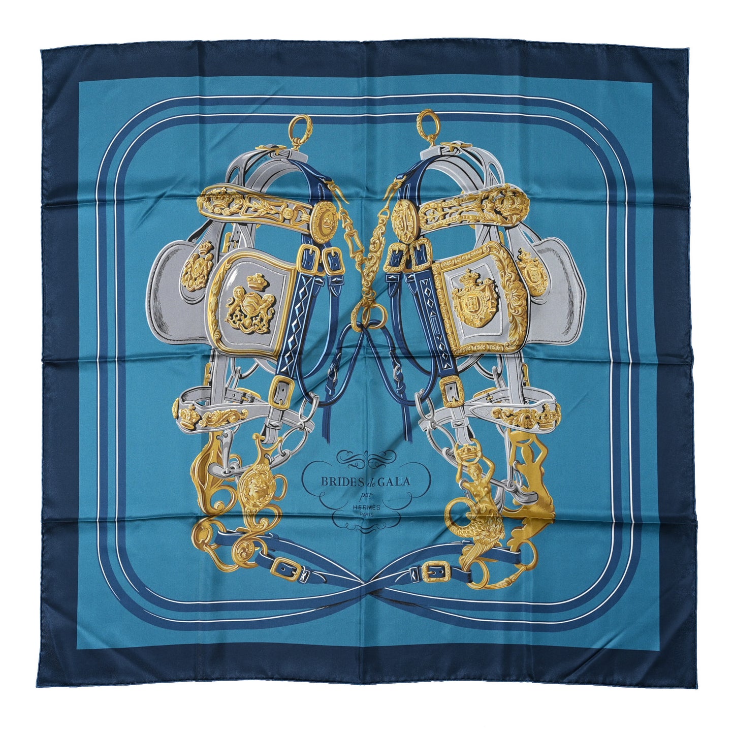 Silk Brides De Gala Brode Scarf 90