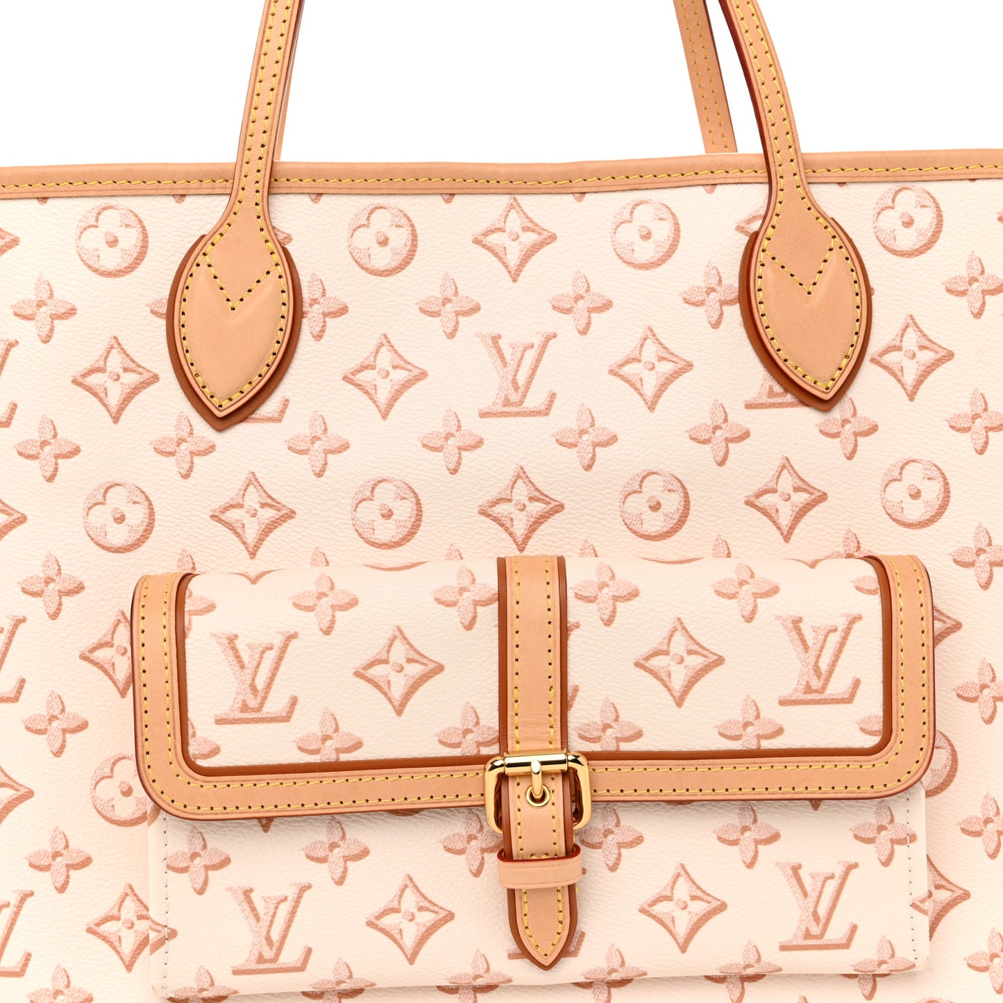 Monogram Fall For You Neverfull MM Beige Clair