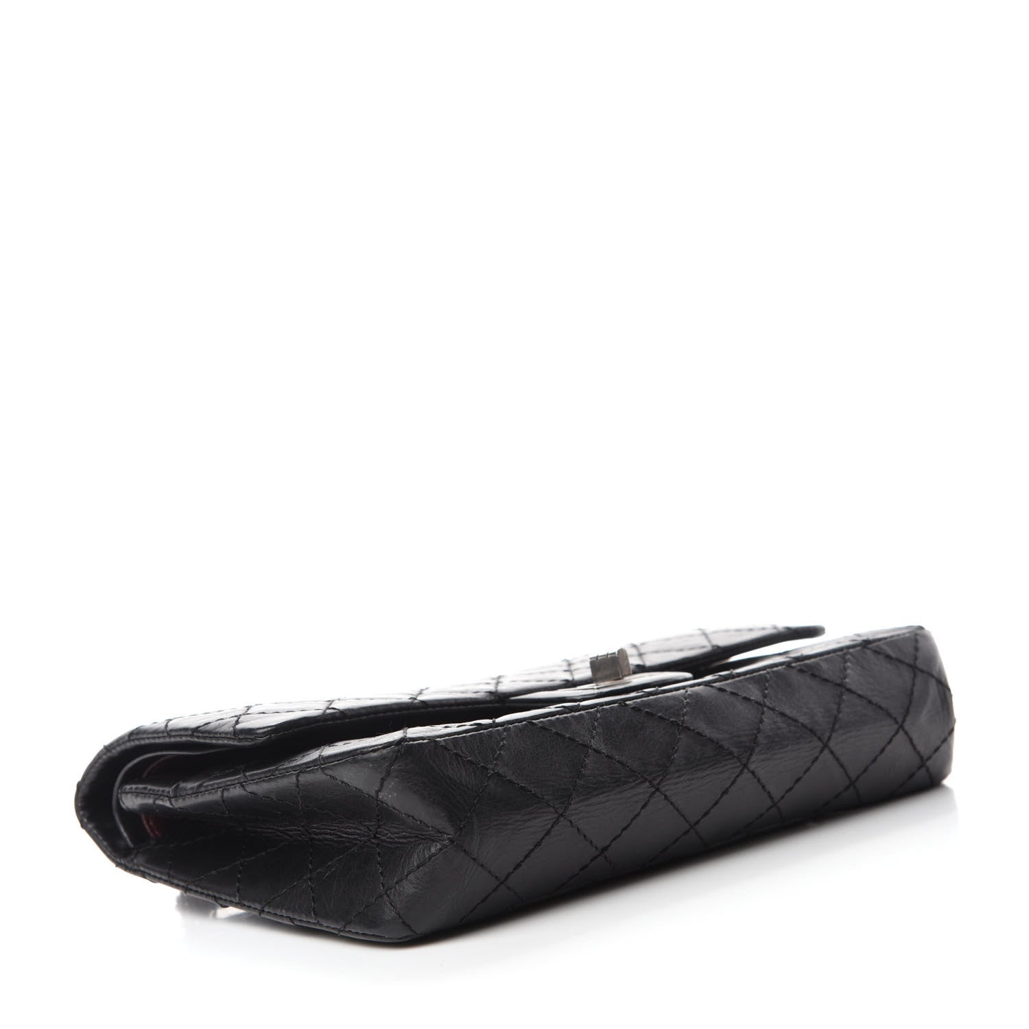 Chanel Aged Calfskin Quilted 2.55 Reissue 225 Flap Black 4 of 12
