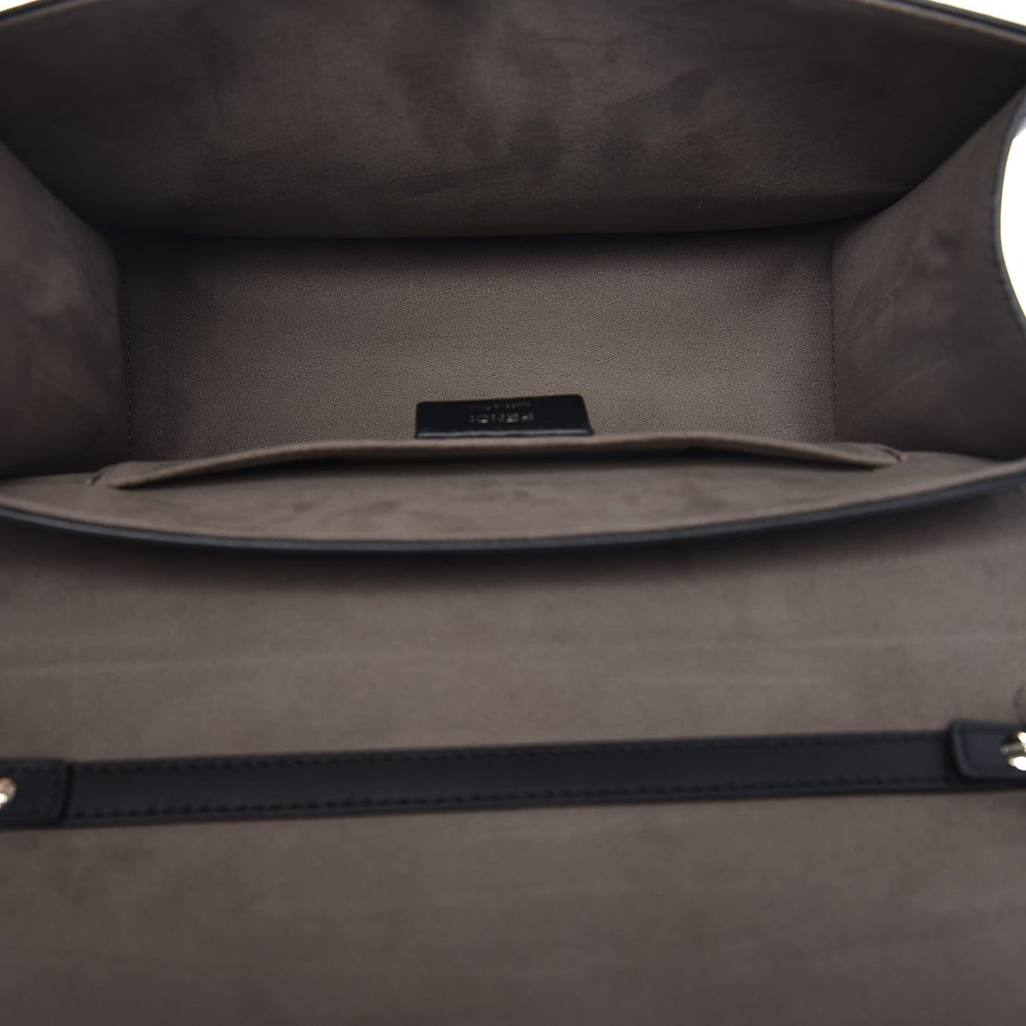Vitello Century Opaco F is Fendi Kan I Shoulder Bag Black