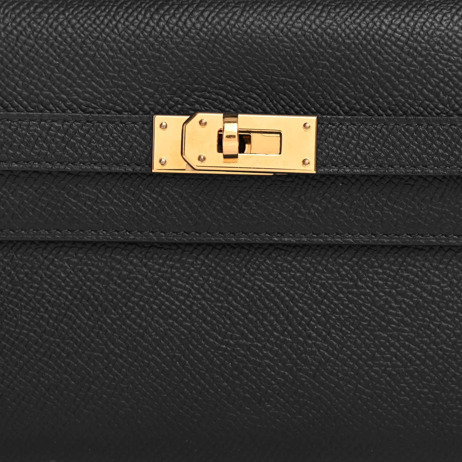 Hermes Epsom Kelly Wallet To Go Black 7 of 9
