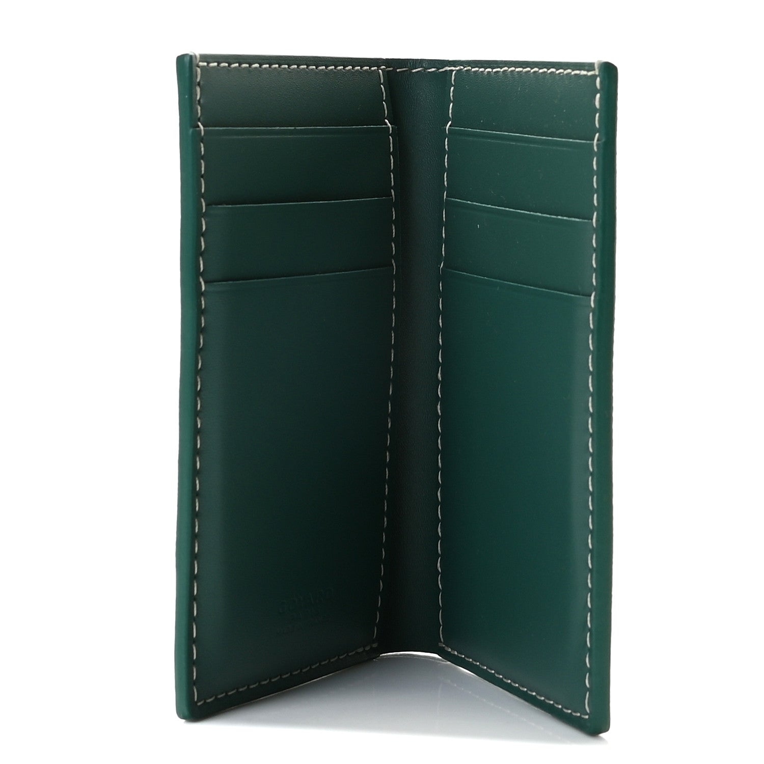 Goyard Goyardine Saint Pierre Card Holder Green 862210 – FASHIONPHILE