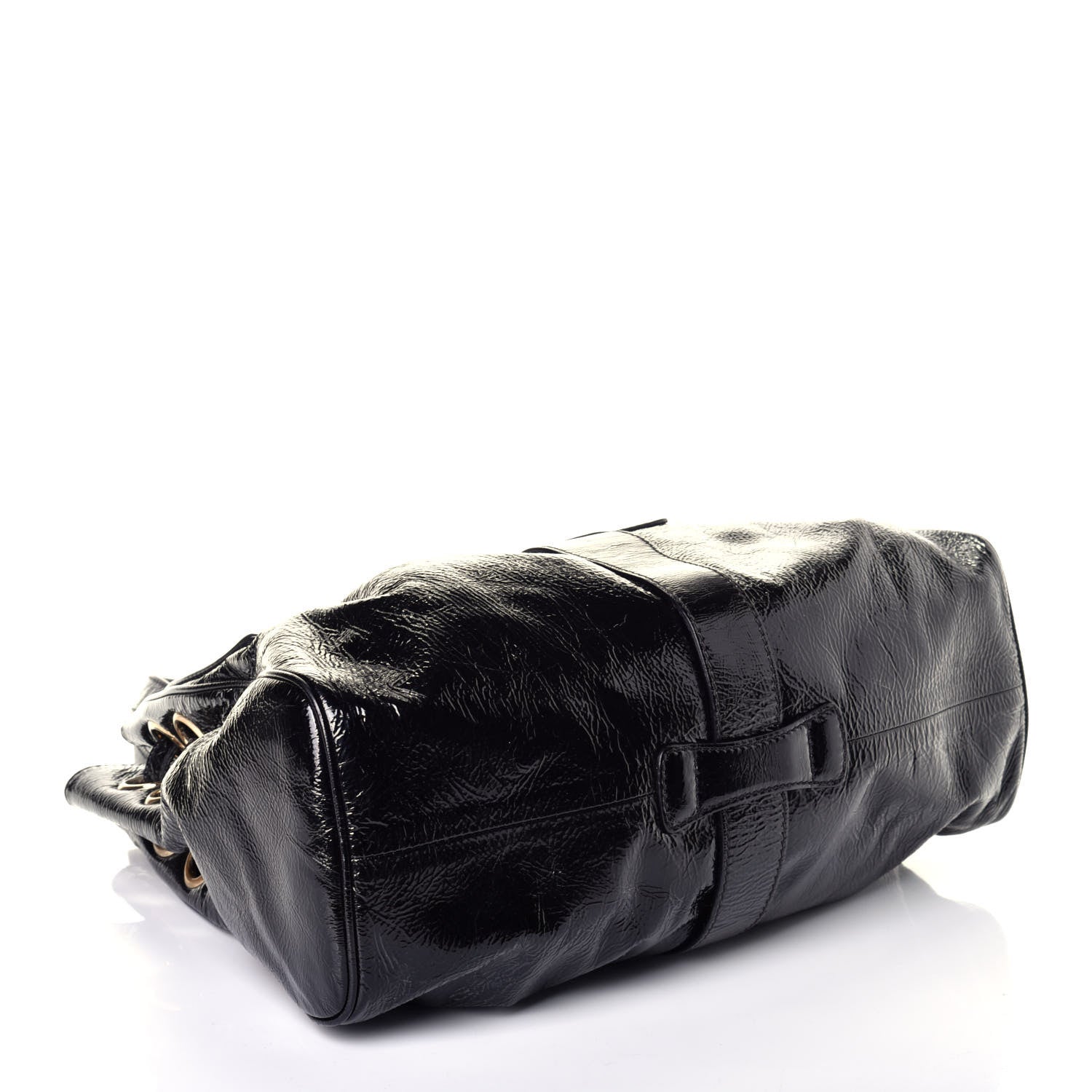 Jimmy Choo Crushed Patent Riki Bag Black 4 of 8