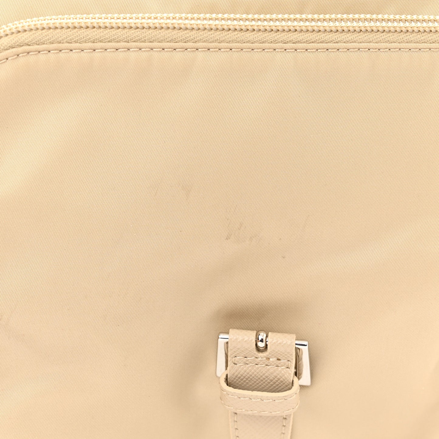 Re-Nylon Vela Saffiano Pocket Single Buckle Messenger Shoulder Bag Deserto