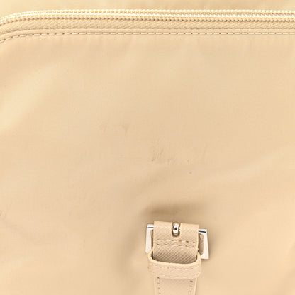 Prada Re-Nylon Vela Saffiano Pocket Single Buckle Messenger Shoulder Bag Deserto 10 of 10