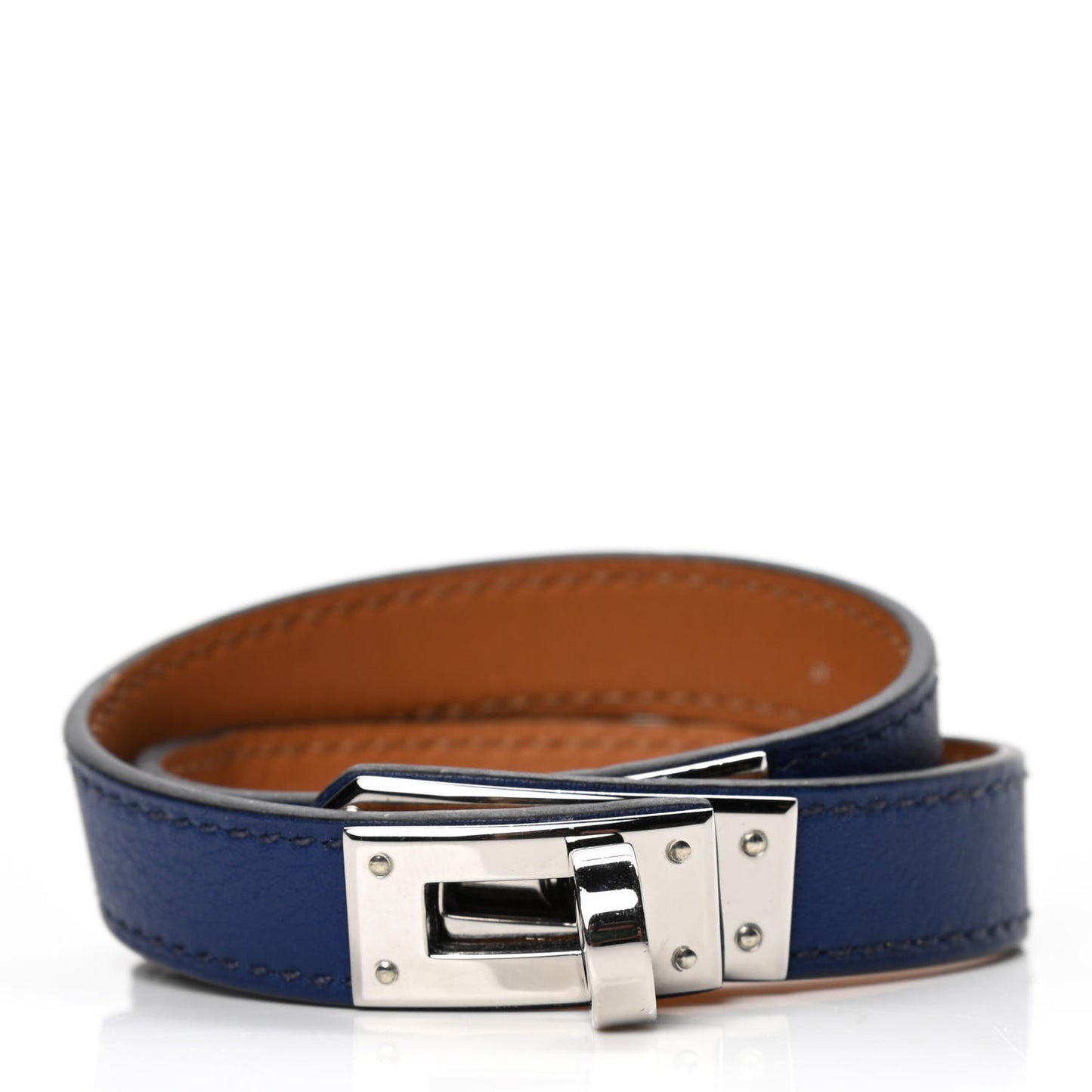 Swift Kelly Double Tour Bracelet S Bleu Saphir