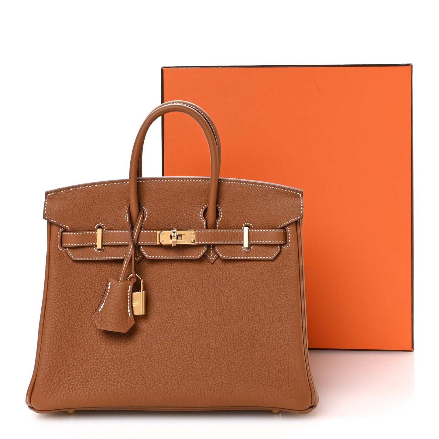 Togo Birkin 25 Gold