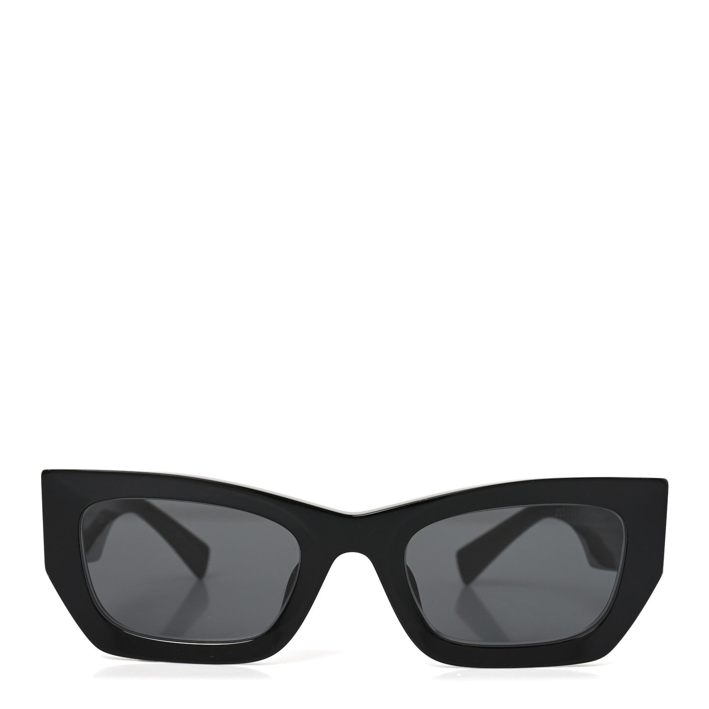 Acetate Rectangle Sunglasses SMU 09W Black