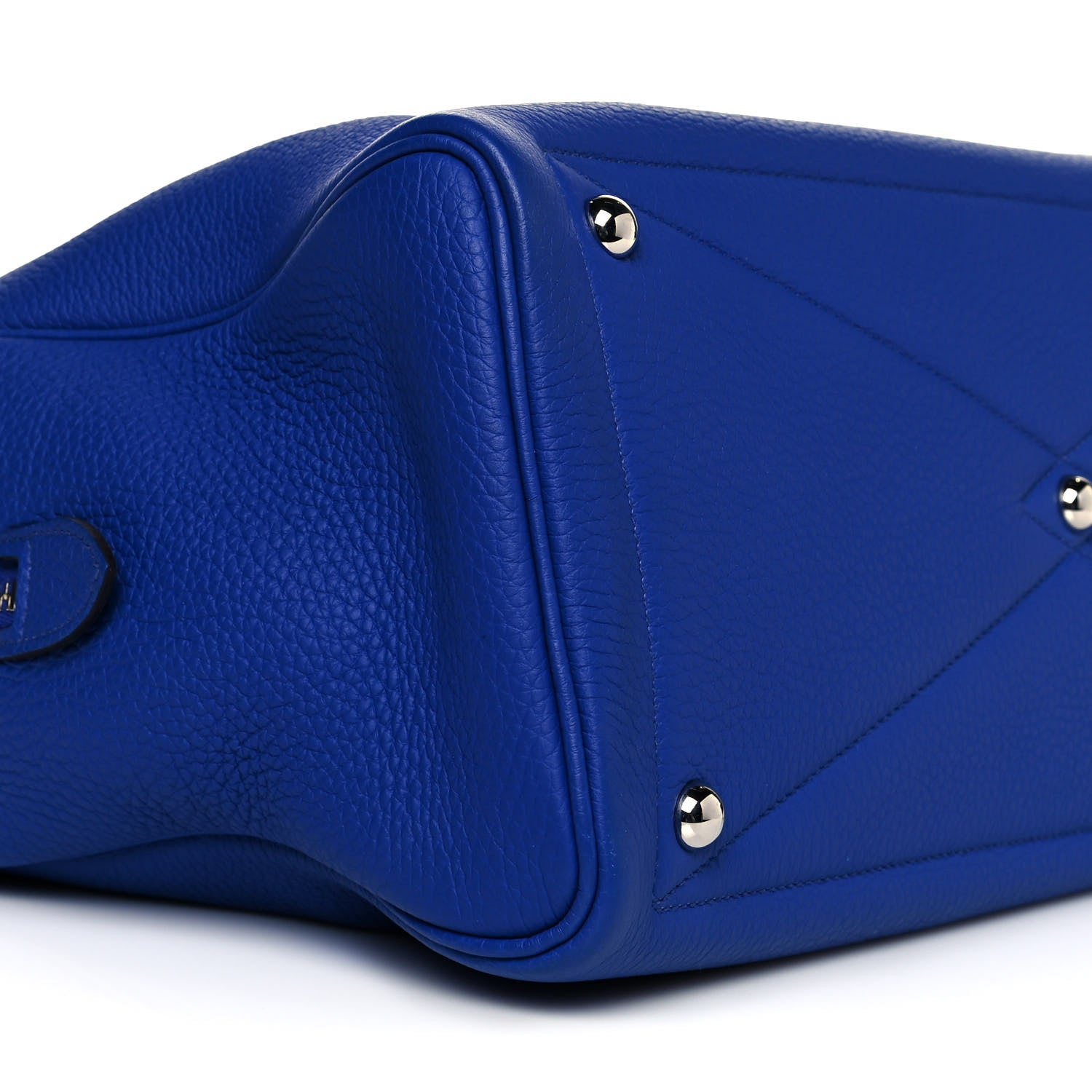 Hermes Taurillon Clemence Victoria II 35 Bleu Electrique 10 of 13