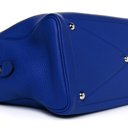Hermes Taurillon Clemence Victoria II 35 Bleu Electrique 10 of 13
