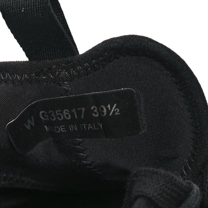 Chanel Velvet Calfskin Mixed Fibers CC Sneakers 39.5 Black 8 of 9