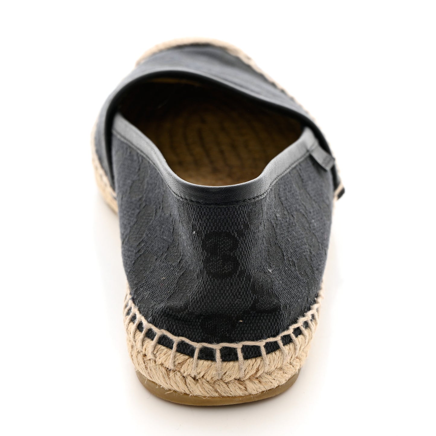 Monogram Espadrilles 37 Black
