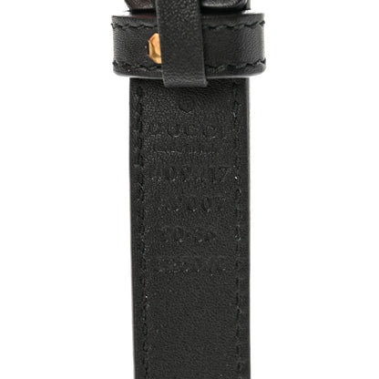 Gucci Calfskin Double G 20mm Belt 90 36 Black 3 of 5